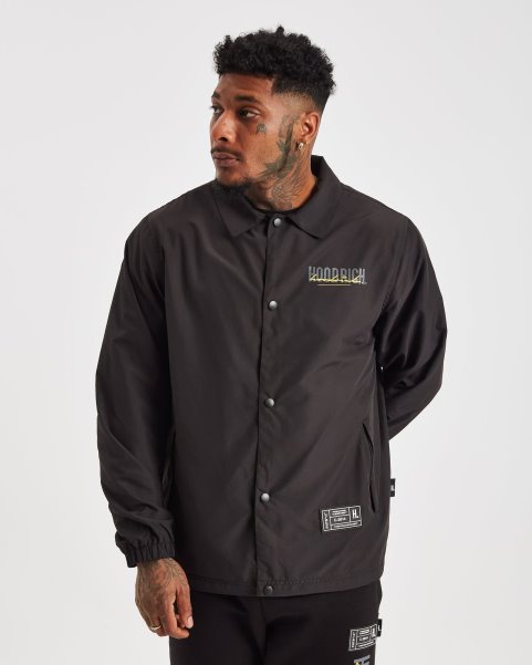 OG Blend Jacket Hoodrich NZ Black/Iron Gate/Yellow