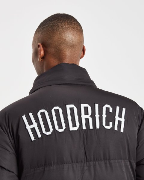 OG Stack Longline Coat Black Hoodrich NZ