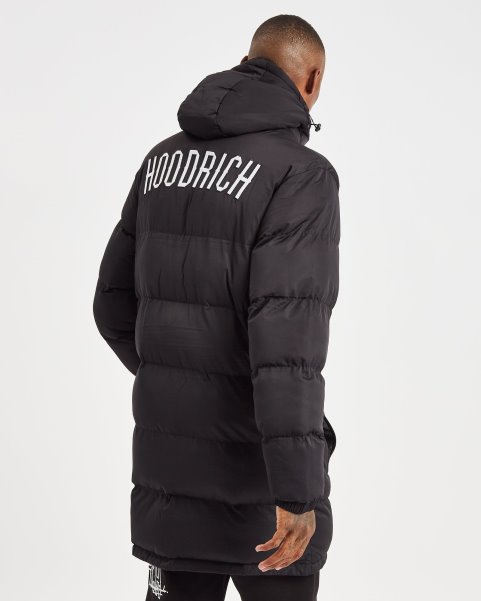 OG Stack Longline Coat Black Hoodrich NZ
