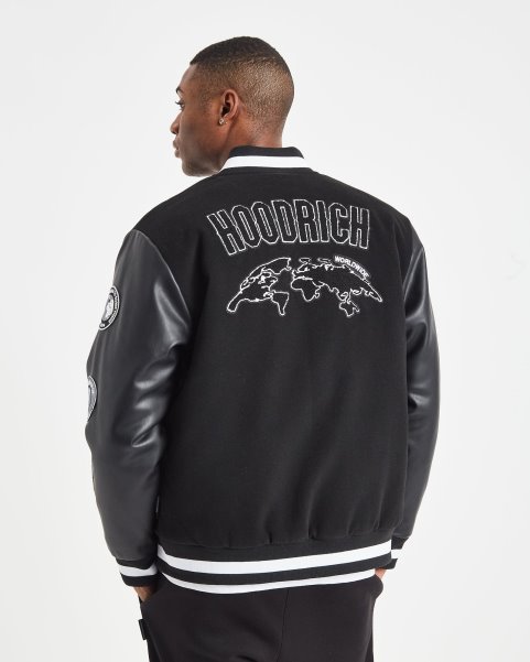 Hoodrich NZ OG Varsity Jacket Black/White