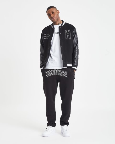 Hoodrich NZ OG Varsity Jacket Black/White