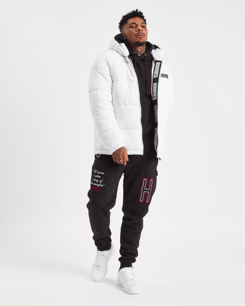 OG Infield Jacket White/Black Hoodrich NZ