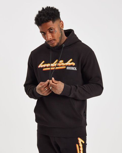 Hoodrich NZ Black/White/Yellow OG Ink Hoodie