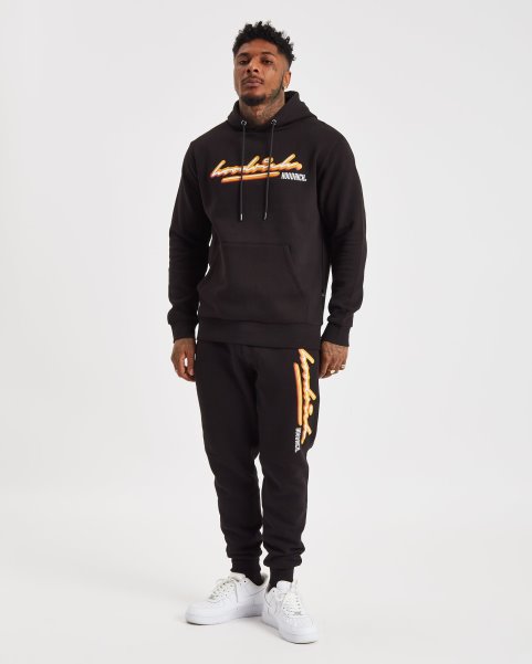 Hoodrich NZ Black/White/Yellow OG Ink Hoodie