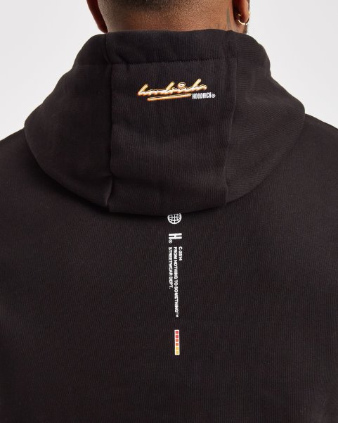 Hoodrich NZ Black/White/Yellow OG Ink Hoodie