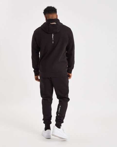 Hoodrich NZ Black/White/Yellow OG Ink Hoodie