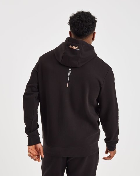 Hoodrich NZ Black/White/Yellow OG Ink Hoodie