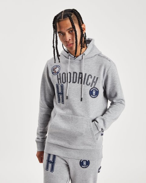 Hoodrich NZ Heather Grey/Blue OG Pacific Hoodie