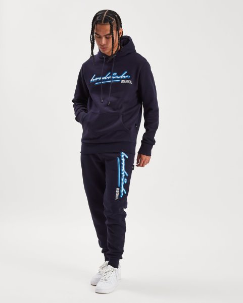 Navy/White/Azure Blue Hoodrich NZ OG Ink Hoodie