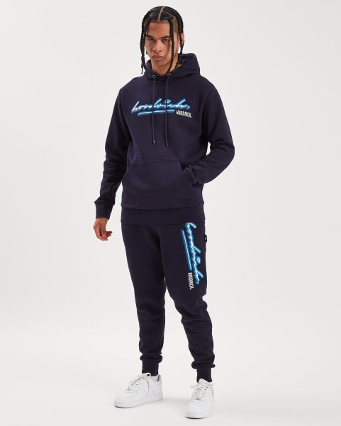 Navy/White/Azure Blue Hoodrich NZ OG Ink Hoodie