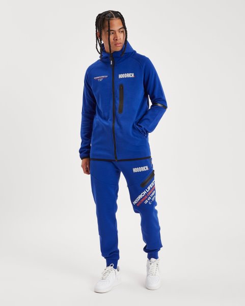 Hoodrich NZ Sodalite Blue/White/Fiesta OG Cycle Full Zip Hoodie