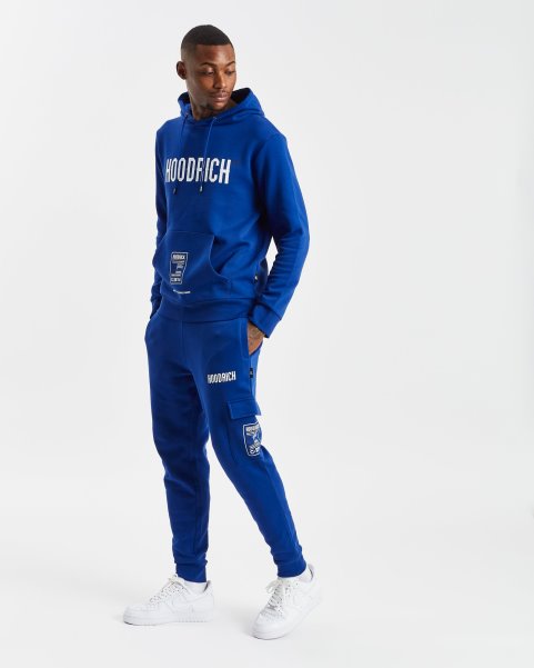 OG Akira V6 Cargo Joggers Sodalite Blue/White/Black Hoodrich NZ