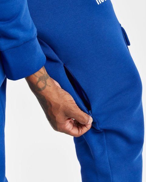 OG Akira V6 Cargo Joggers Sodalite Blue/White/Black Hoodrich NZ