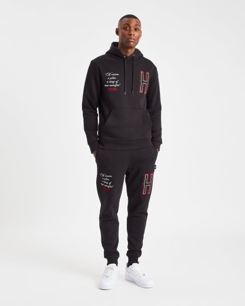 Black/White/Red OG Pulse Joggers Hoodrich NZ