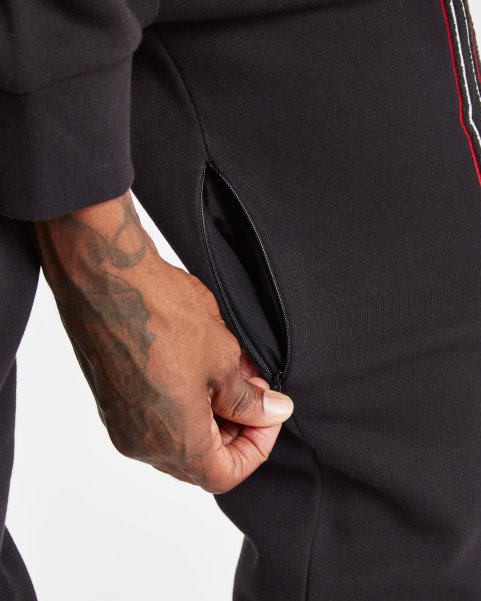 Black/White/Red OG Pulse Joggers Hoodrich NZ