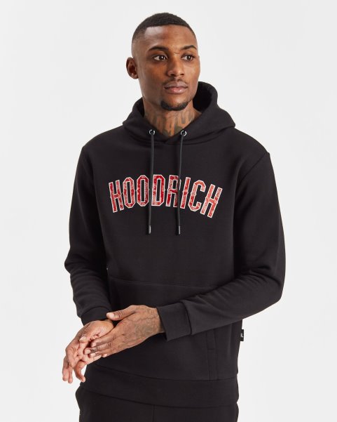 OG Paisley Hoodie Black/Red/White Hoodrich NZ