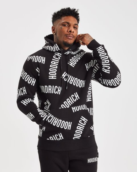 Hoodrich NZ Black/White OG Repro Hoodie