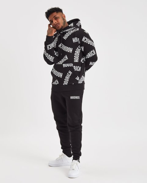 Hoodrich NZ Black/White OG Repro Hoodie