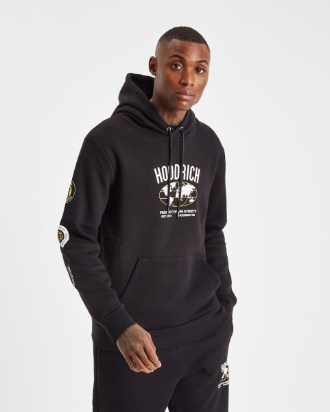 Hoodrich NZ OG Mark Hoodie Black/White/Illuminating