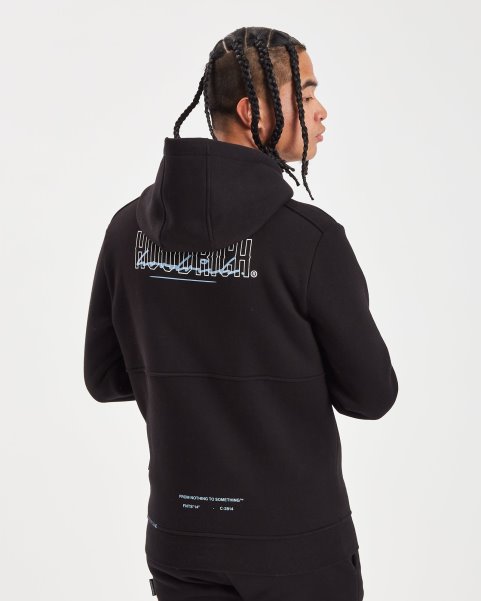 Hoodrich NZ OG Blend Hoodie Black/Placid Blue