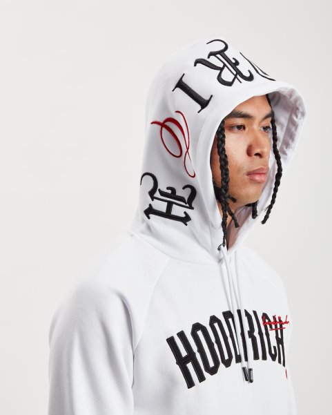 OG Heat Hoodie Hoodrich NZ White/Black/Lychee