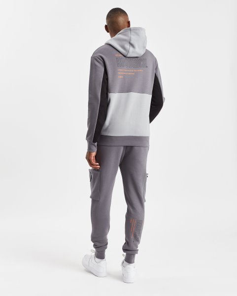 OG Stamp Hoodie Hoodrich NZ Iron/Sleet/Black/Orange