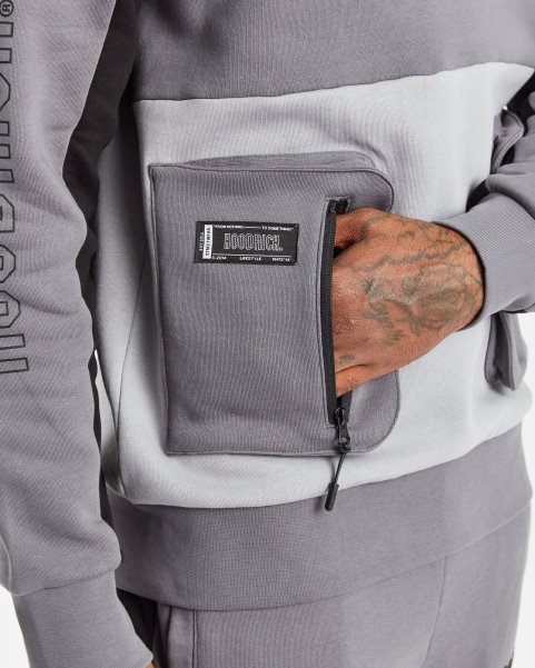 OG Stamp Hoodie Hoodrich NZ Iron/Sleet/Black/Orange