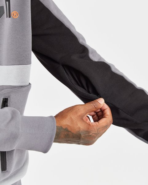 OG Stamp Hoodie Hoodrich NZ Iron/Sleet/Black/Orange