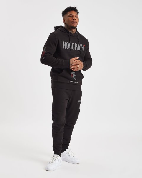 OG Akira V6 Hoodie Black/Reflective Hoodrich NZ