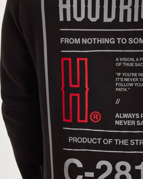 OG Akira V6 Hoodie Black/Reflective Hoodrich NZ