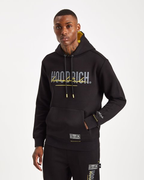 Hoodrich NZ Black/Iron Gate/Yellow OG Blend Hoodie