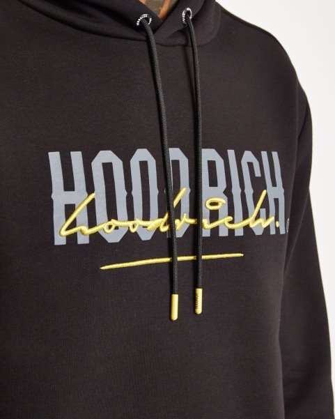 Hoodrich NZ Black/Iron Gate/Yellow OG Blend Hoodie