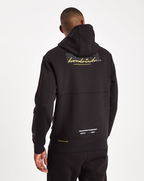 Hoodrich NZ Black/Iron Gate/Yellow OG Blend Hoodie