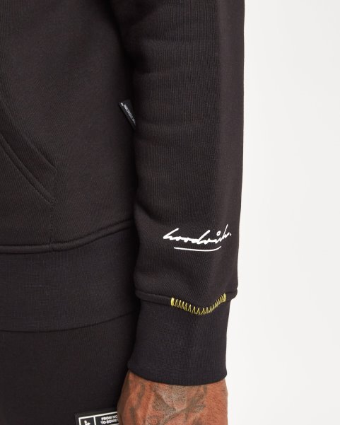 Hoodrich NZ Black/Iron Gate/Yellow OG Blend Hoodie