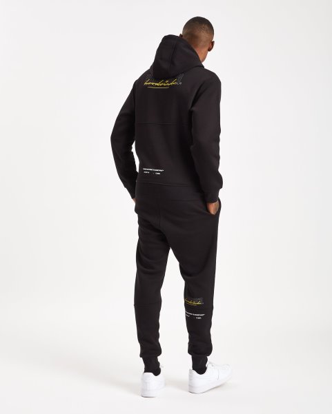Hoodrich NZ Black/Iron Gate/Yellow OG Blend Hoodie