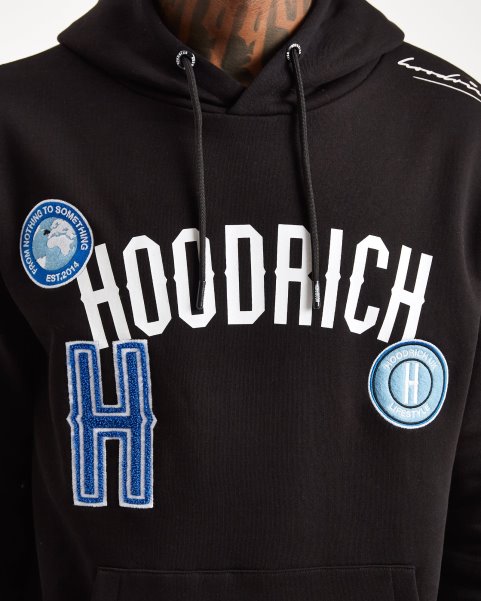 Hoodrich NZ OG Pacific Hoodie Black/Strong Blue/Baby Blue