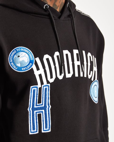 Hoodrich NZ OG Pacific Hoodie Black/Strong Blue/Baby Blue
