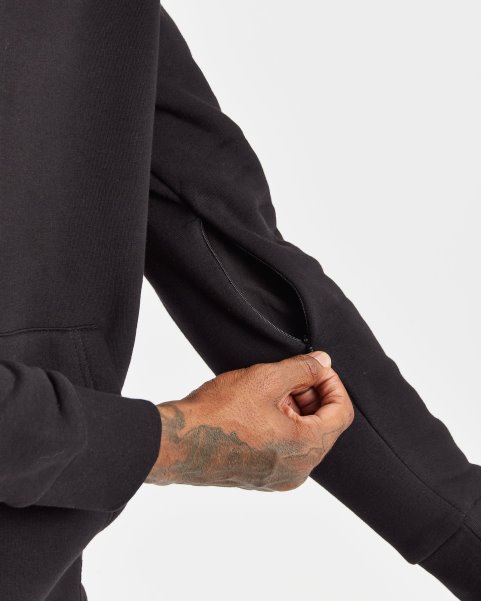 Black/White Hoodrich NZ OG Infield Full Zip Hoodie