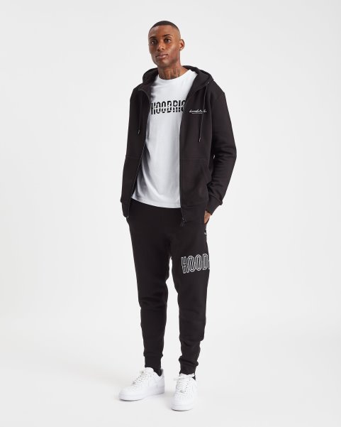 Hoodrich NZ OG Stack Zip Hoodie Black/White