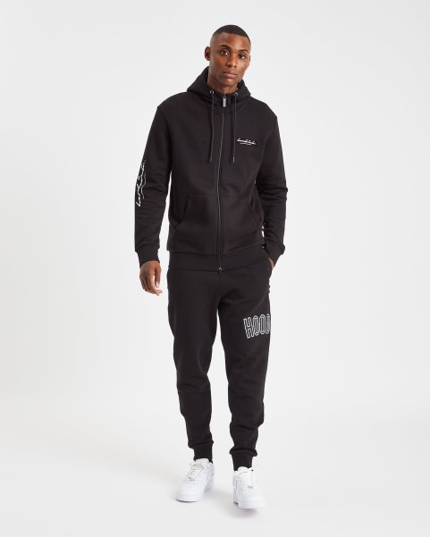 Hoodrich NZ OG Stack Zip Hoodie Black/White