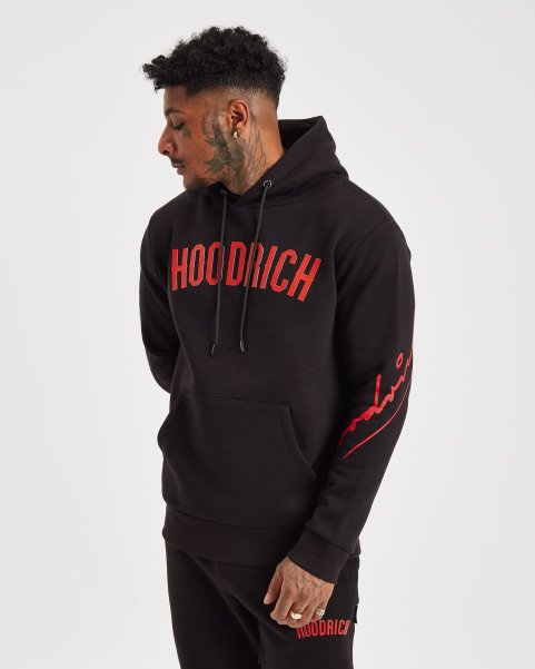 Black/Red/White Hoodrich NZ OG Tycoon Hoodie