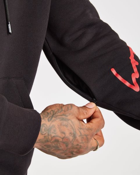 Black/Red/White Hoodrich NZ OG Tycoon Hoodie