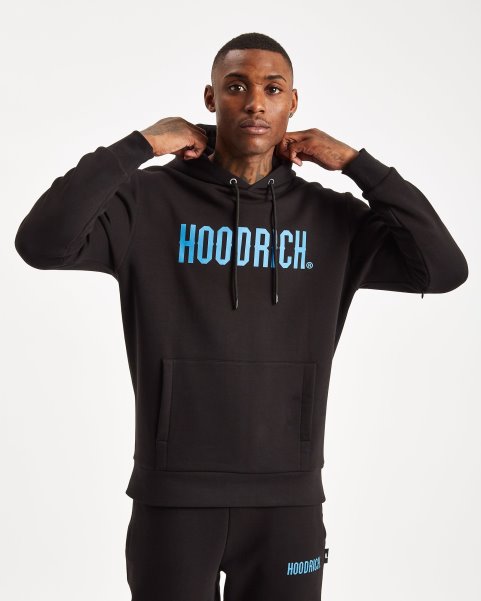 Hoodrich NZ OG Core Hoodie Black/Azure Blue