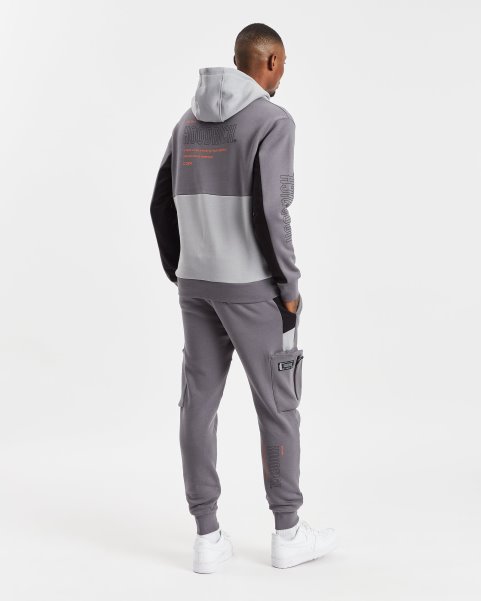 Hoodrich NZ Iron/Sleet/Black/Orange OG Stamp Cargo Joggers