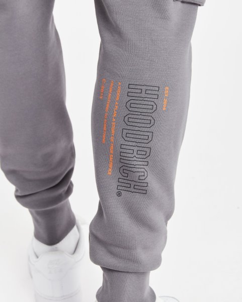 Hoodrich NZ Iron/Sleet/Black/Orange OG Stamp Cargo Joggers