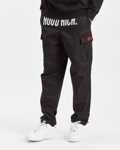 Black/White/Red OG Trek Cargo Pants Hoodrich NZ
