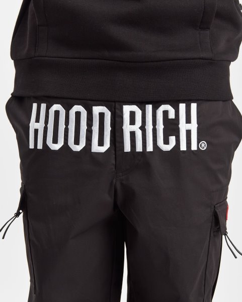 Black/White/Red OG Trek Cargo Pants Hoodrich NZ