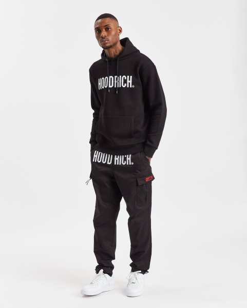Black/White/Red OG Trek Cargo Pants Hoodrich NZ