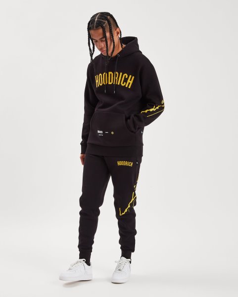 OG Tycoon Joggers Black/Daffodil Hoodrich NZ