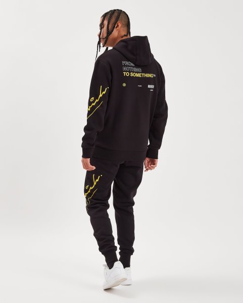 OG Tycoon Joggers Black/Daffodil Hoodrich NZ